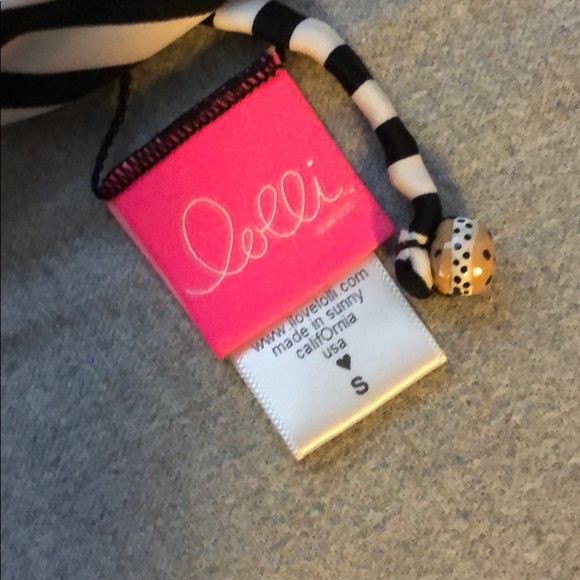 Lolli Swim striped bikini top - Picture 3 of 5